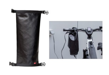 Fahrer ochranná nabíjacia taška BERLIN Charging Bag na riadidlá čierna, 40x8,5x8,5cm