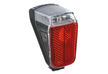 Trelock LED Dynamo zadné svetlo Duo Top, LS 633, čiern, parkovacie svetlo
