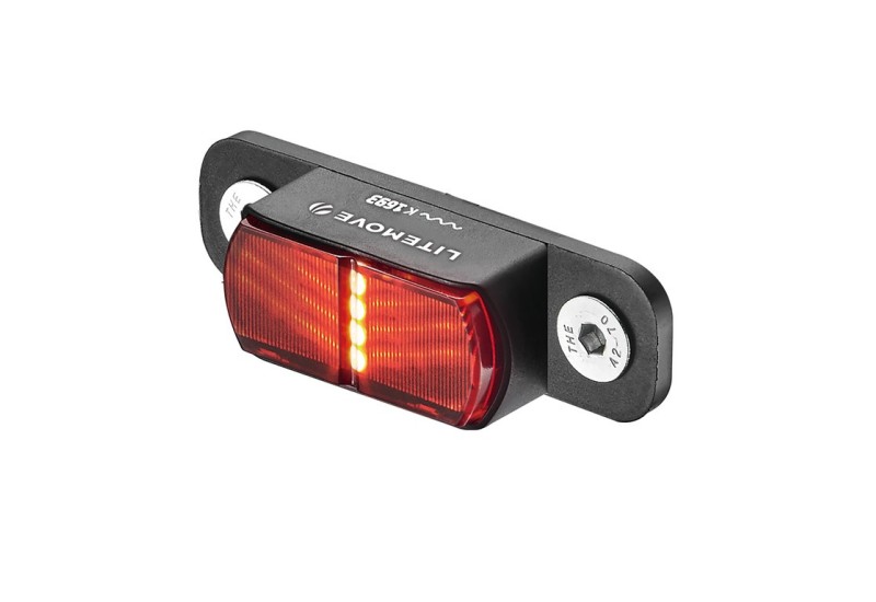 Litemove zadné svetlo TS-SP pro E-Bike, pre nosič roztec otvoru 50mm