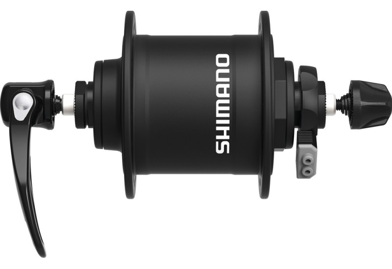 Shimano Náboj.dynamo predného kolesa DHT4000 100mm, 36 dier, rychloupínací, čierna