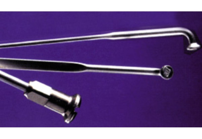 Výplety 2x264mm nerez strÃ­brnÃ¡, nipl 12mm - 100ks bal.