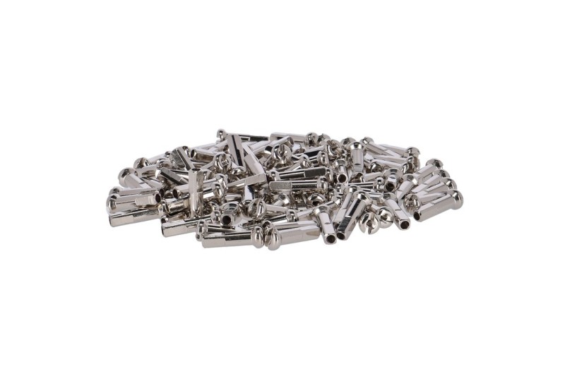 Nipl DT Swiss Pro Lock 2.0 x 16 Ponikl.mosaz, 100  ks, strieborná