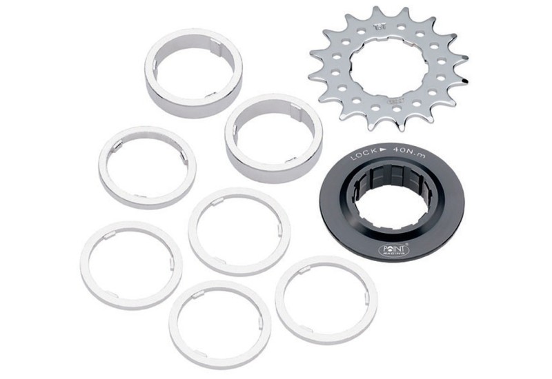 Diverse Single Speed pastorek / Distanzring-Set