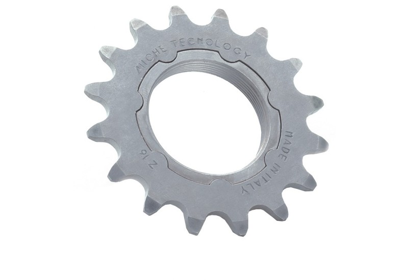 Miche jednorýchlostné ozubené koleso , 1/8",17 T.s matným chrómovým závitom