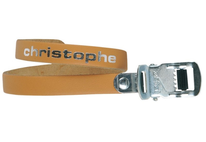 Zefal kožené pedálové remienky Christophe 516 hnedá