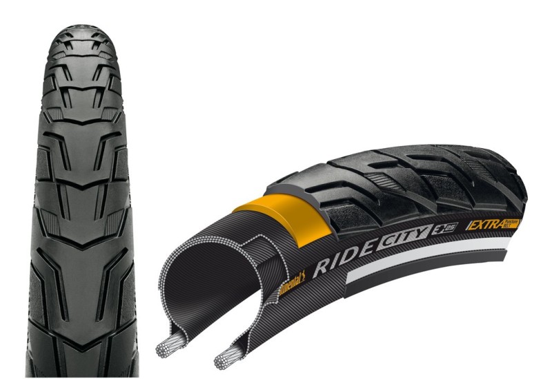 Continental plášť na bicykel Ride City  26 x 1.75 (47-559), drôtené