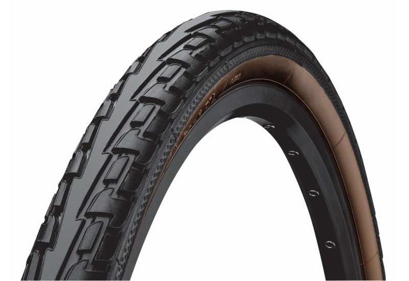 Continental plášť na bicykel RideTour 28 x 1 3/8 x 1 5/8 (37-622), drôtené 28x1 3/8x1 5/8" 37-622 čierna/hnedá