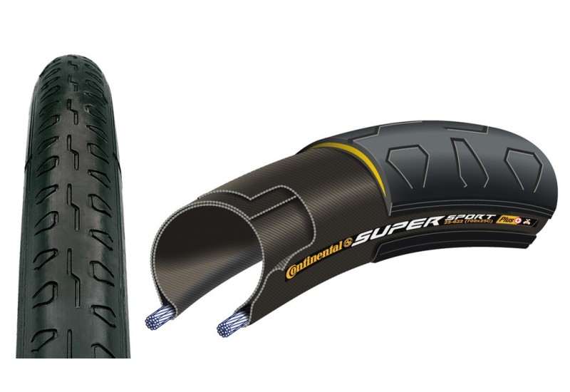 Continental plášť na bicykel Super Sport Plus 700 x 23C  (23-622), skladací (kevlar)