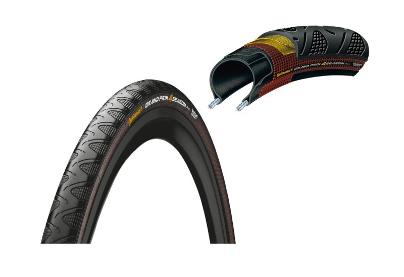 Continental plášť na bicykel Grand Prix 4-Season 700 x 28C  (28-622), skladací (kevlar)