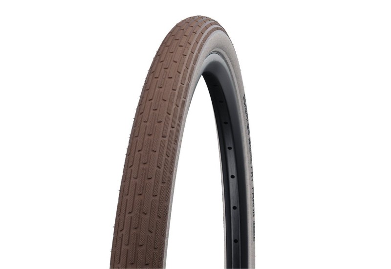 Schwalbe plášť na bicykel Fat Frank HS 375 26 x 2.35 (60-559), drôtené 26x2.35" 60-559 hnedá/biela Reflex Twin