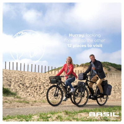 Basil MILES HANDLEBAR BAG - Brašna na riadidlá bicykla, nepremokavá IPX 3