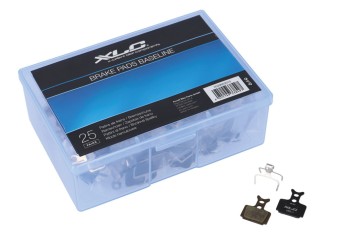 XLC obloženie kotúčových bŕzd Formula MegaOne Box na náradie, 25 sád Baseline