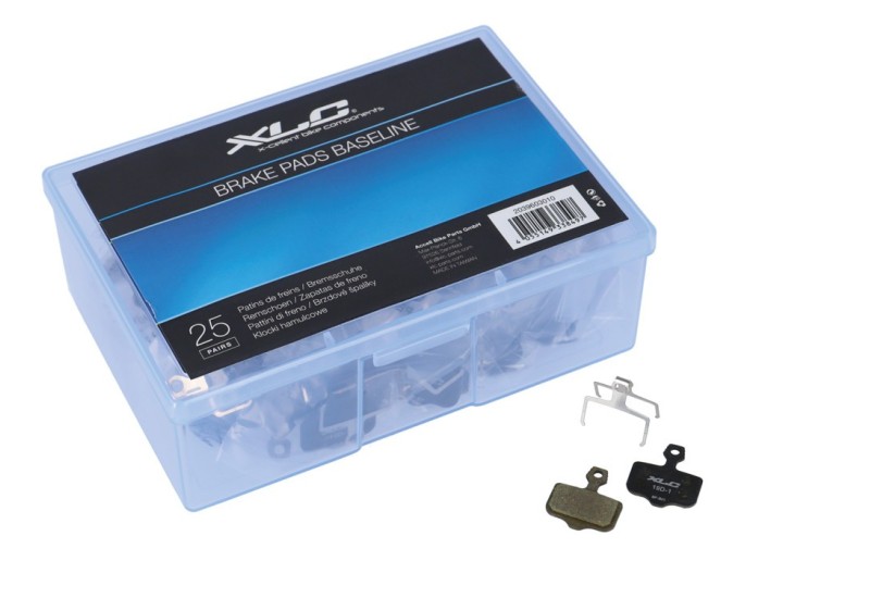 XLC obloženie kotúčových bŕzd Avid Elixir/XX Box na náradie, 25 sád Baseline