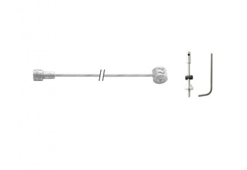 XLC Brzdové lanko pro bubnovou brzdu 2250mm, Ã 1,5mm, vc. 2 niplu