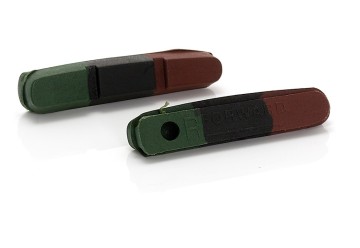 XLC náhradní gumy brzdov. špalku BS-X01 4-dílná sada, 3-barevné 55 mm
