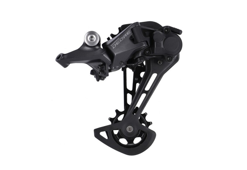 Shimano prehadzovačka Deore M5100 pre 11 rýchlostí čierna super dlhé ramienko Shadow+ 