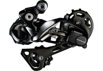 Shimano prehadzovačka Deore XT Di2, stredne dlhé ramienko, čierna, pre 11 rýchlostí, IRDM8050GS