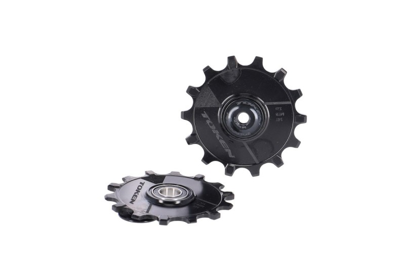 Kladka prehazov-set TOKEN MTB Skinny Fat, cerná, pro Sram & Shim. 12s MTB 14/14T