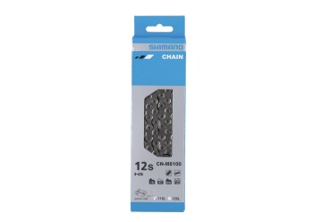 Shimano reťaz M 8100, 116 článkov, pre 12 rýchlostí, strieborná, ICNM8100116Q