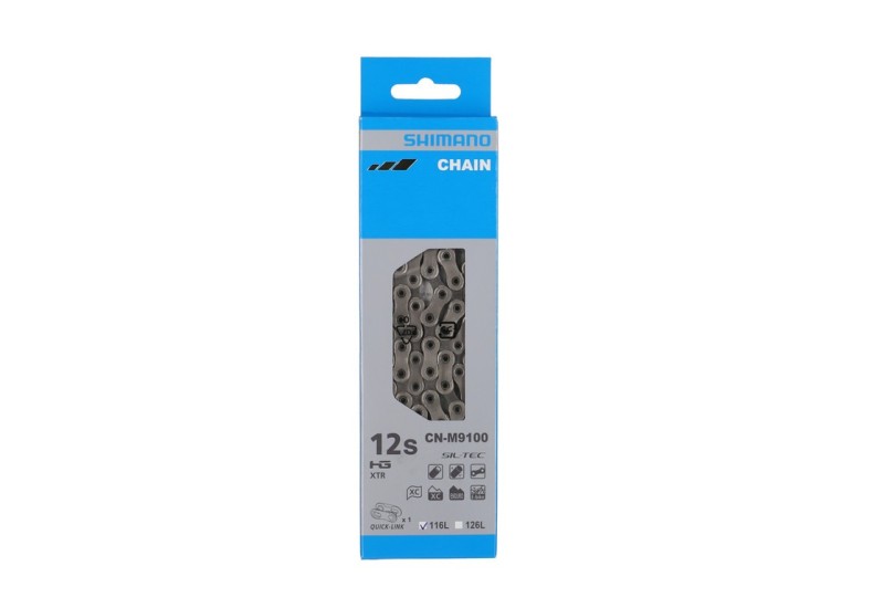 Shimano reťaz CN-M 9100, 116 článkov, pre 1211 rýchlostí, strieborná, ICNM9100116Q Shimano reťaz CN-M 9100, 116 článkov, pre 1211 rýchlostí, strieborná, ICNM9100116Q