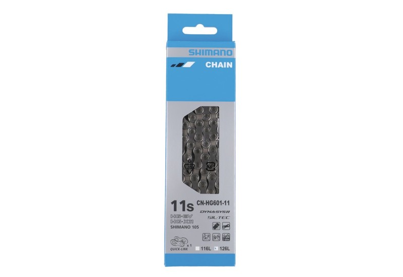 Shimano Retez Shimano CNHG601 Q, 126 článkov, pre 11 rýchlostí, ICNHG60111126Q