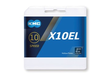 KMC reťaz X10EL Ti-N 1/2" x 11/128", 114 článkov, pre 10 rýchlostí, zlatá, BX10ELT14