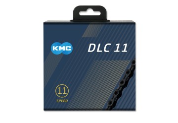 KMC reťaz DLC 11 1/2" x 11/128", 118 článkov, pre 11 rýchlostí, čierna, BD11B0118