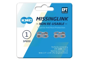 KMC Missinglink 1/2" x 1/8" 101 NR EPT, strieborná, C101EPTNR