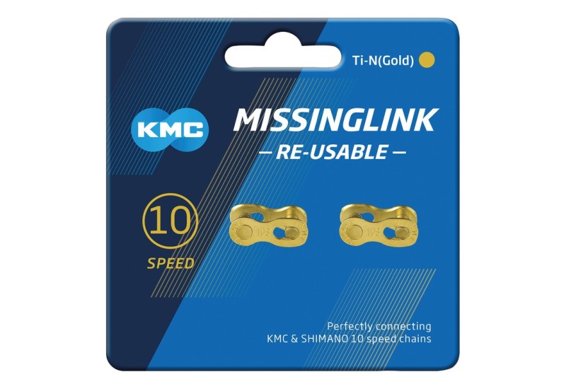 KMC Missinglink 10R Ti-N Gold, zlatá, C10GR0000