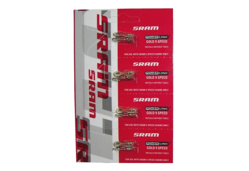 SRAM spojka reťaze Set s 4 ks, zlatá, 72.2740.200.751