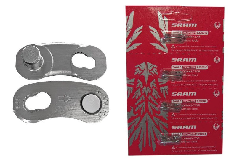 SRAM spojka reťaze Eagle Set/4 ks, strieborná, 00.2518.027.007