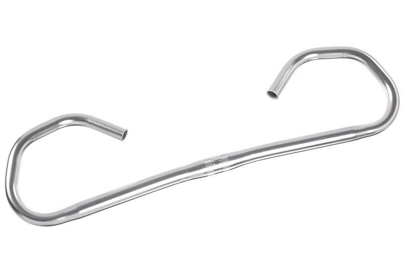 Humpert riadidlá Ergotec Comfort Al, Ø 25,4mm, 565mm, strieborná,0°