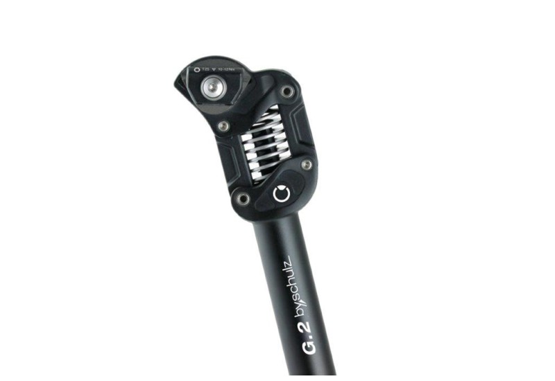 by.schulz hliníková odpružená sedlovka G.2 27,2 mm stand. 80-105kg čierna