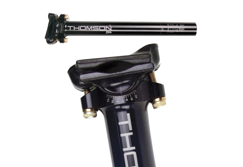 Thomson Elite hliníková patentná sedlovka 30,9 mm čierna Ø 30,9 mm  410mm dĺžka 263 vel.