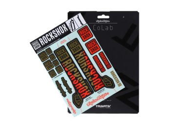 Rockshox Decal Kit Troy Lee Designs-G/O 35mm