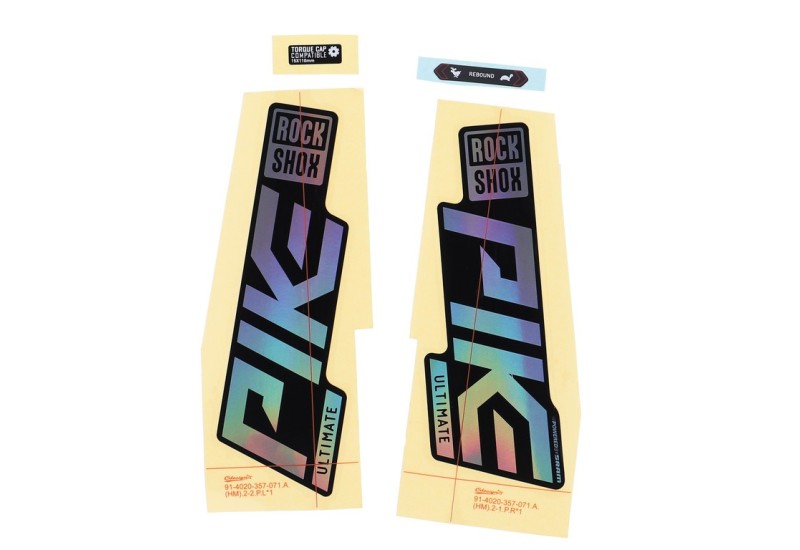 Rockshox Vidlice DecalKit RockSh.Pike Ult. 27/29" 11.4018.105.045,lesk duha-Folie cr.