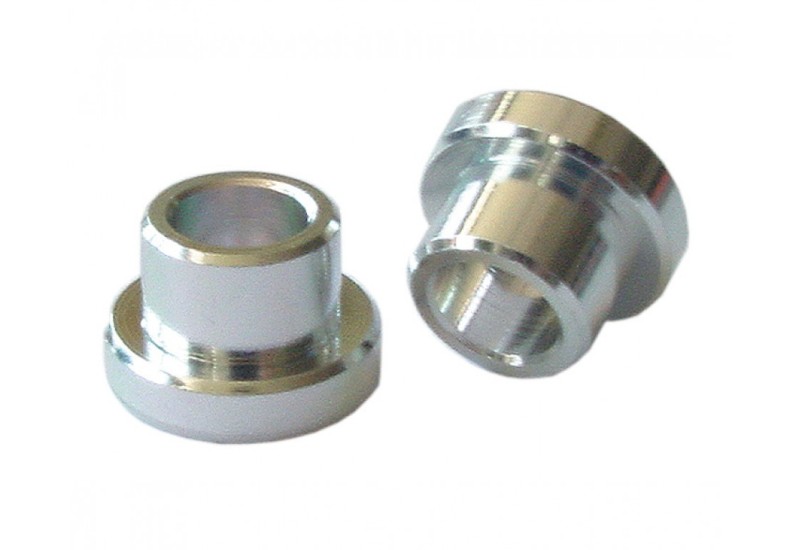 pár hliníkový válec Auge tlmič 12mm, Otvor 8mm pre veľkosť 22,2mm Otvor 8mm pro vel. 35,0mm 
