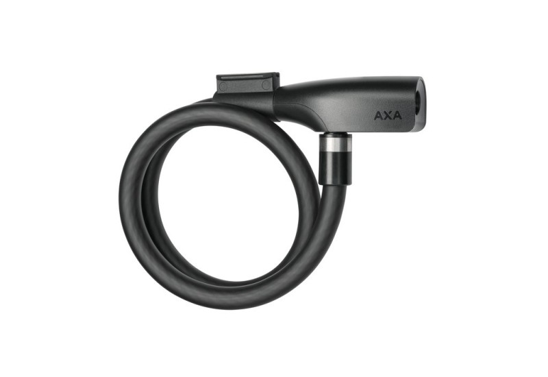 AXA lanový zámok na bicykel Resolve čierna dĺžka 60cm Ø12mm čierna