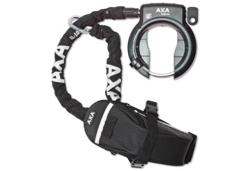 Axa reťazový zámok na bicykel RLC 100 + obal čierna