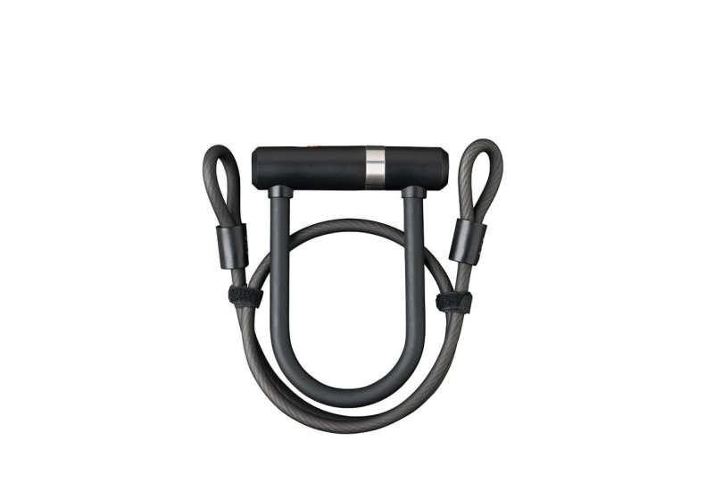 AXA zámok na bicykel U-lock Newton Mini Pro + lano 100