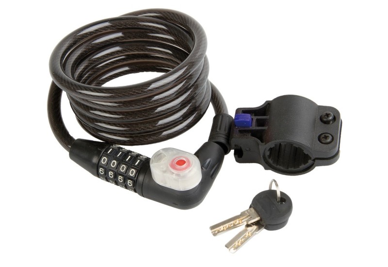 Diverse lanový zámok na bicykel M-Wave DS 10.18 čierna