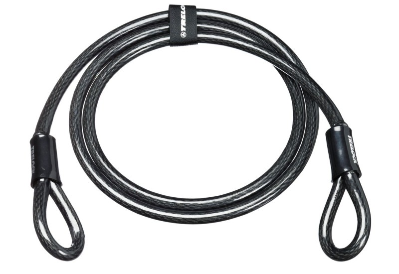 Trelock doplnkové lano pre zámok na bicykel ZS čierna ZS 180/180/12, čierna, 180cm