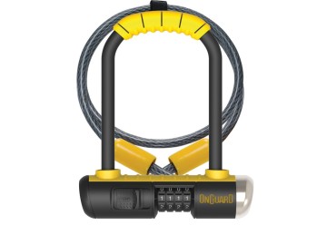 Onguard zámok na bicykel U-lock Bulldog mini LS 8015C s reťazou čierno-žltá 
