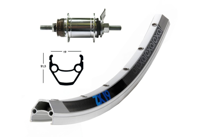 Bike-Parts zapletené koleso  28 X 1.75 SHIM.1-prev. 36 der