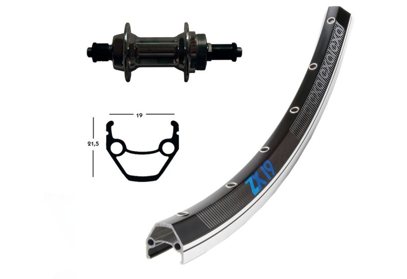 Bike-Parts zadné koleso 28 x 1.75 Starr QR.čierna 36 d. 2149979200