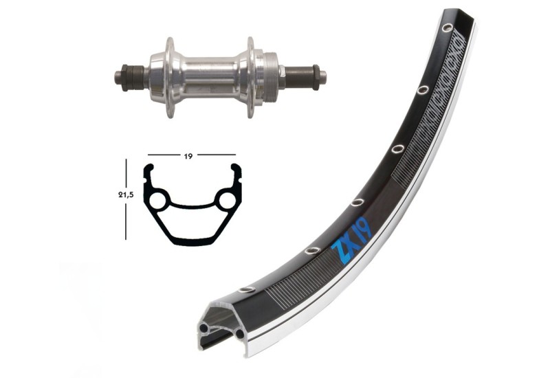 Bike-Parts zapletené koleso  28 x 1.75 Starr QR. 6/7-st.