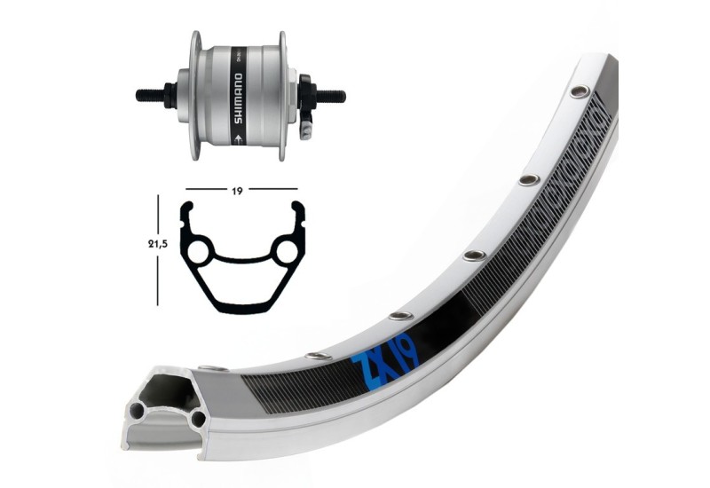 Bike-Parts predné koleso 28x1.75 náboj.dyn. DH3N30 NT 36 der