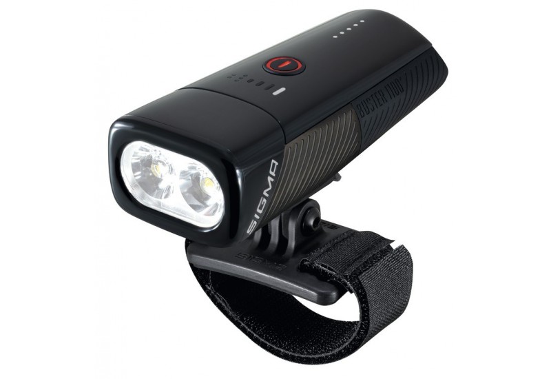 LED-svetlo na helmu Sigma Buster 1100HL