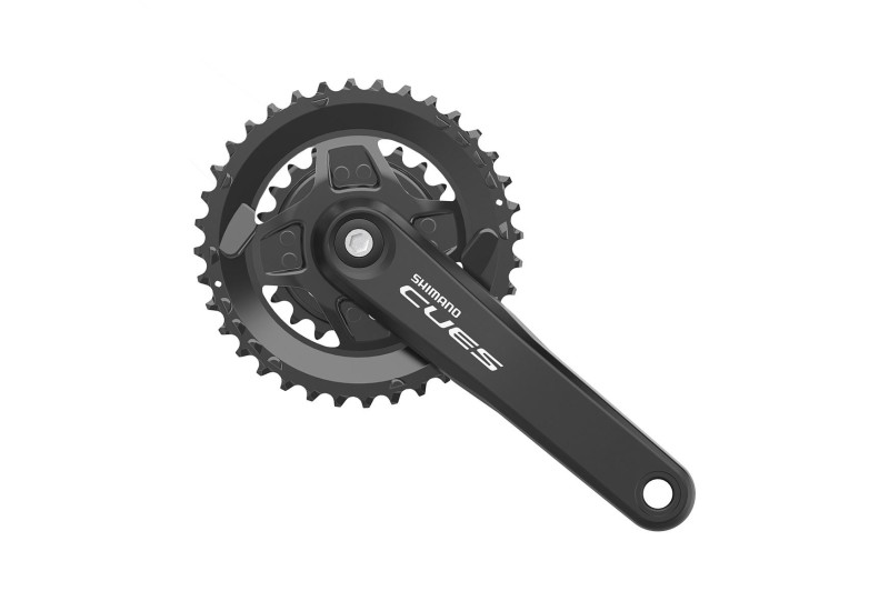 Stred Cues FC-U4000 175mm 36/22z. 9/10/11-k. čierny na štvorhran bez ložísk