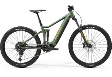 Merida celoodpružený horský elektrobicykel eONE-FORTY 400 SE matný zelený(oranžový) 2024